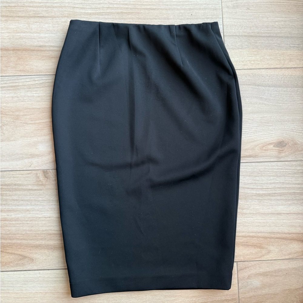 Vince Camuto Black Pencil Skirt Office Siren Y2K Business Teacher Preppy - Picture 5 of 8